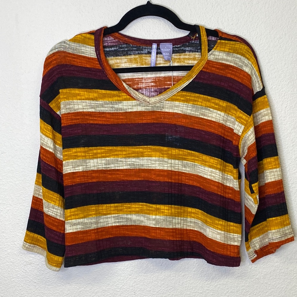 Good Luck Girl Cut Out Loose Tee Size Large NWT